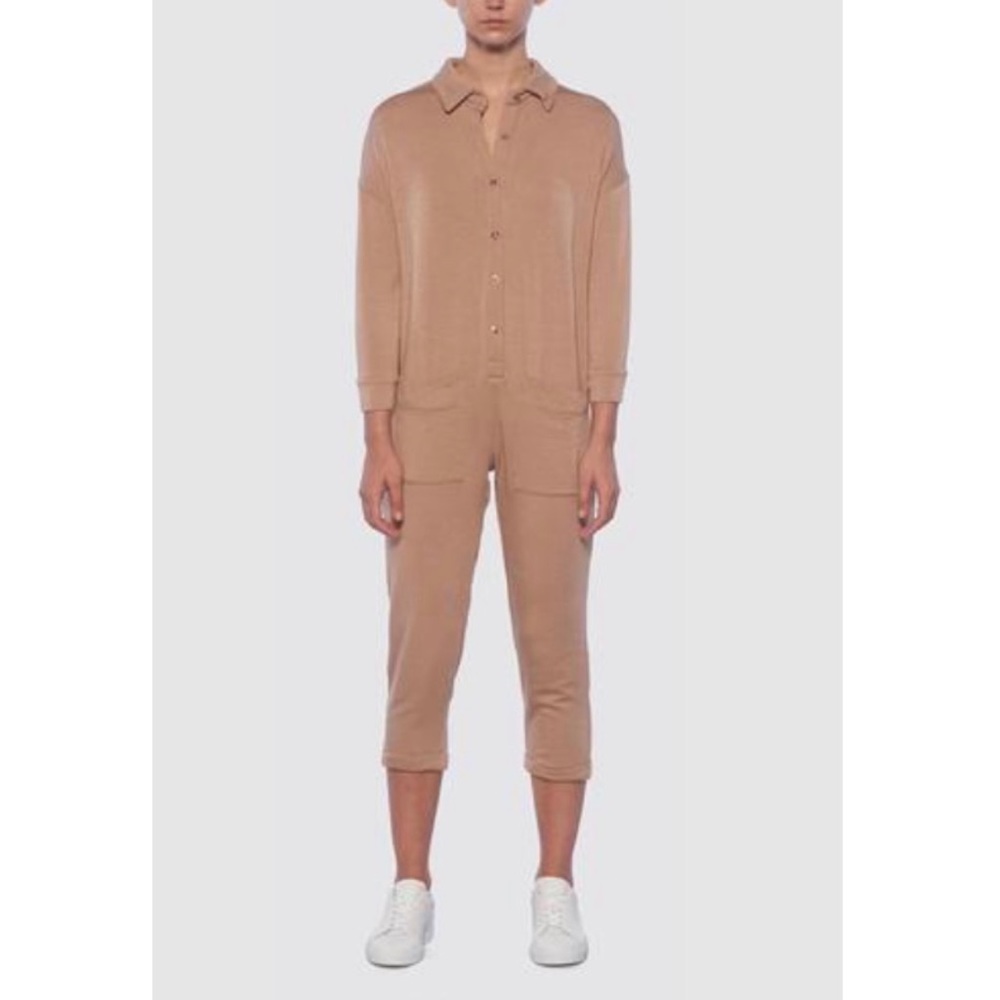Bleusalt The Jumpsuit In Camel Size 0